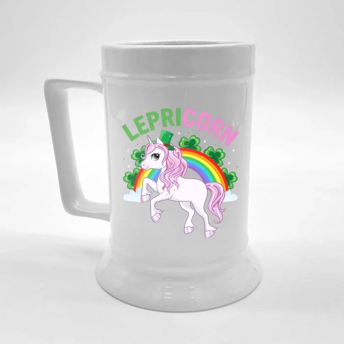 Lepricorn St Patricks Day Front & Back Beer Stein