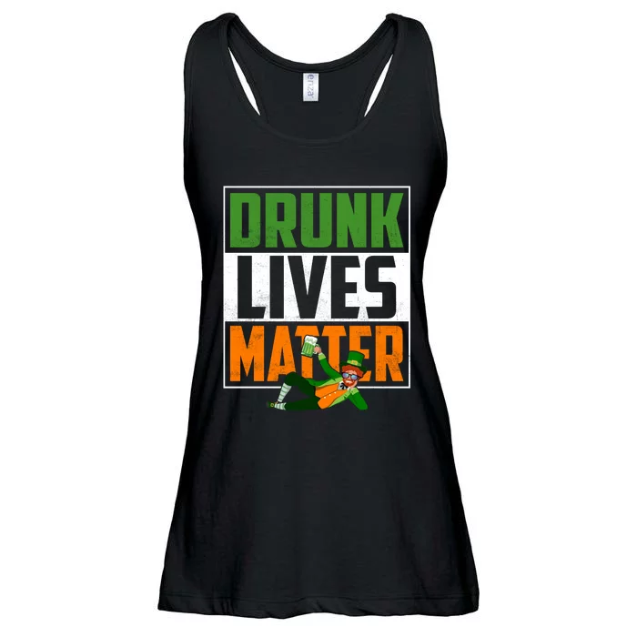 Drunk Lives Matter Ladies Essential Flowy Tank