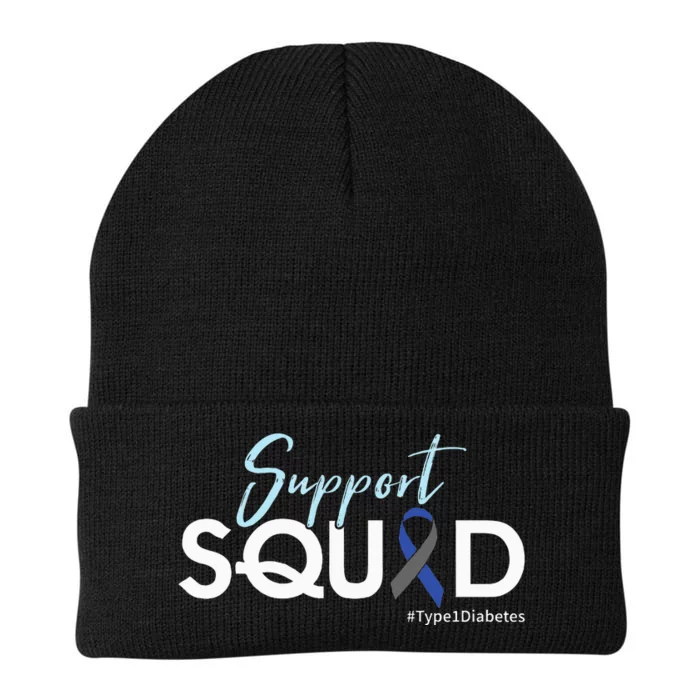 Support Squad Type 1 Diabetes Awareness Knit Cap Winter Beanie