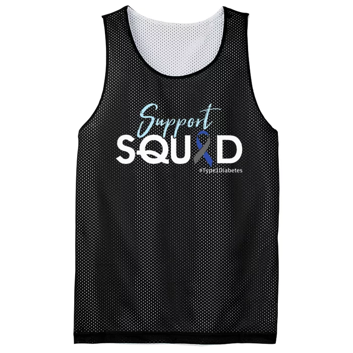 Support Squad Type 1 Diabetes Awareness Mesh Reversible Basketball Jersey Tank