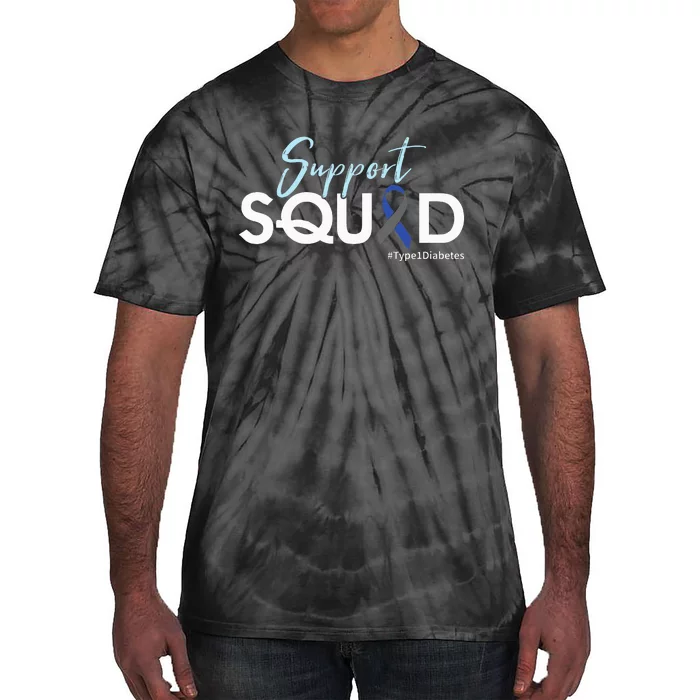 Support Squad Type 1 Diabetes Awareness Tie-Dye T-Shirt