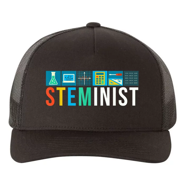 Steminist Science Technology Engineering Math STEM Yupoong Adult 5-Panel Trucker Hat