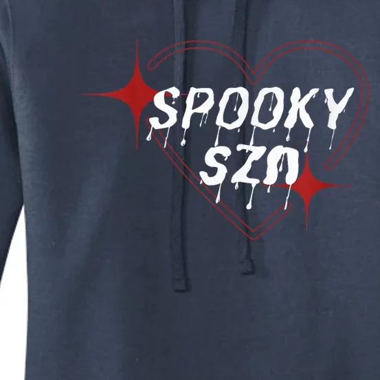 Spooky Szn Trendy Stylish, Funny Halloween Cute Women's Pullover Hoodie