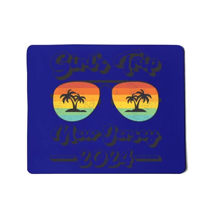 Summer Sunglasses Trip 2024 New Jersey Beach Cute Gift Mousepad