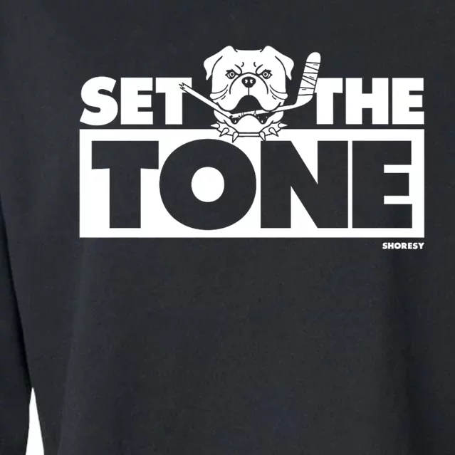 Shoresy Set The Tone Cropped Pullover Crew