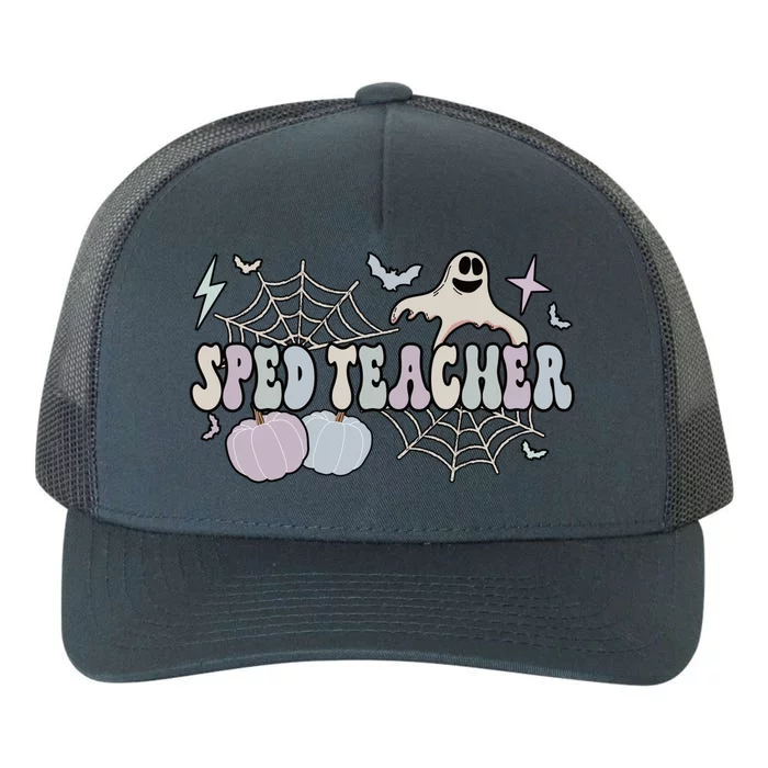 Spooky Sped Teacher Halloween Special Education Teacher Gift Yupoong Adult 5-Panel Trucker Hat