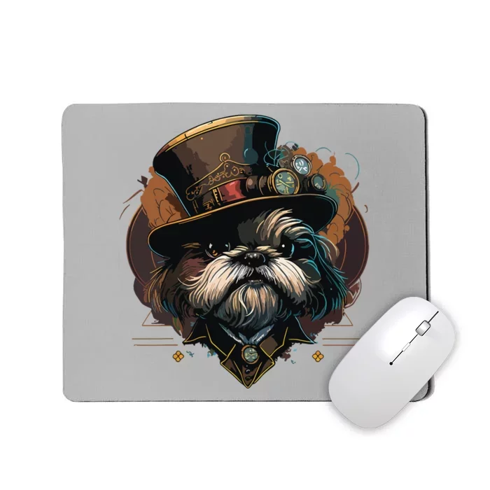 Steampunk Shih Tzu Mousepad