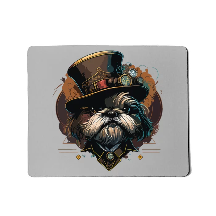 Steampunk Shih Tzu Mousepad