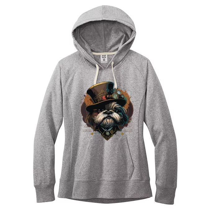 Steampunk Shih Tzu Women's Fleece Hoodie