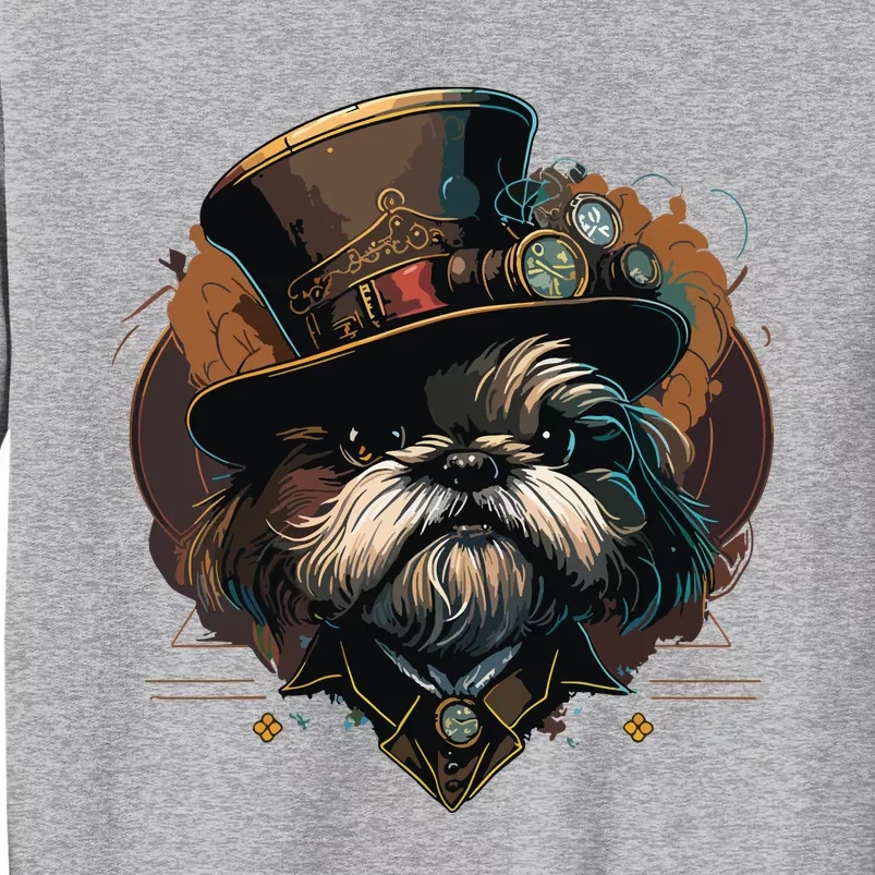 Steampunk Shih Tzu Tall Sweatshirt