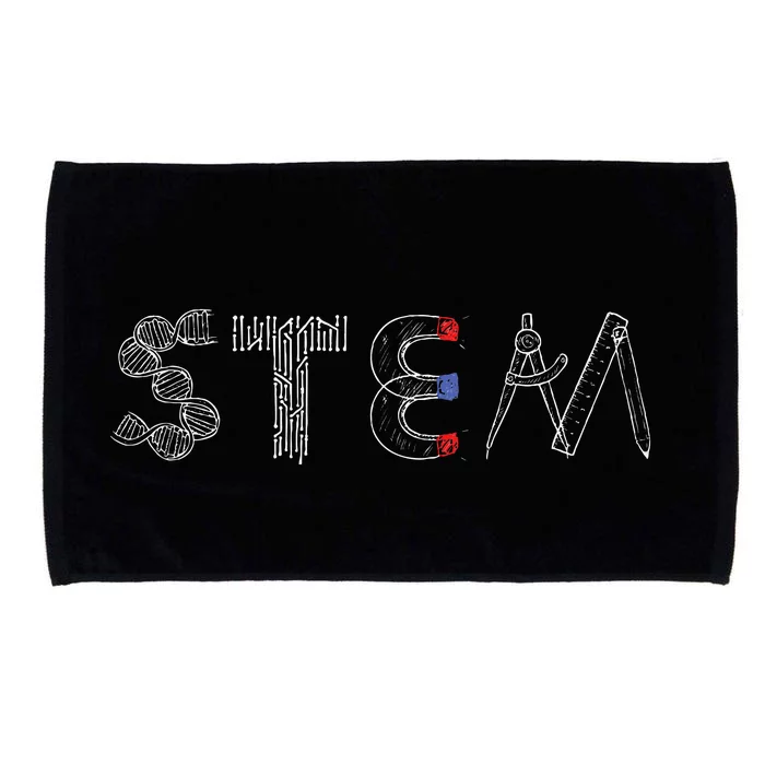 Stem Science Technology Engineering Math Teacher Student Microfiber Hand Towel