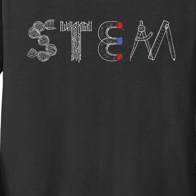 Stem Science Technology Engineering Math Teacher Student Kids Long Sleeve Shirt