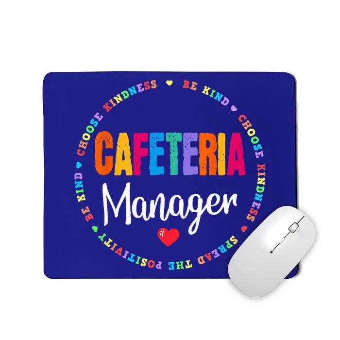 School Support Team Matching Cafeteria Manager Squad Crew Mousepad