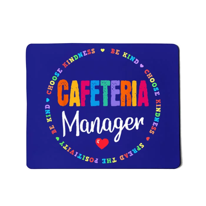 School Support Team Matching Cafeteria Manager Squad Crew Mousepad