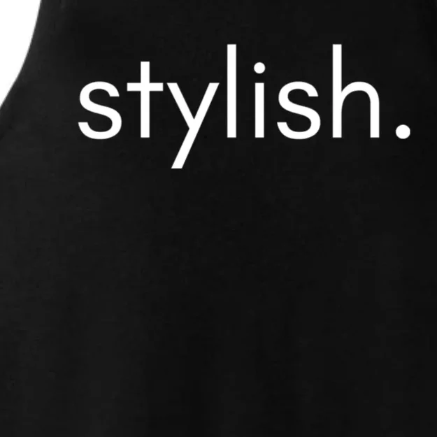 Stylish Ladies Tri-Blend Wicking Tank