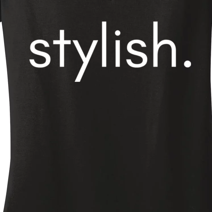 Stylish Women's V-Neck T-Shirt