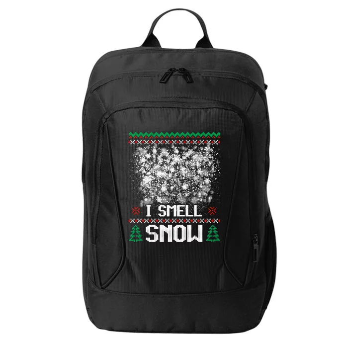 Smell Snow Ugly Christmas City Backpack