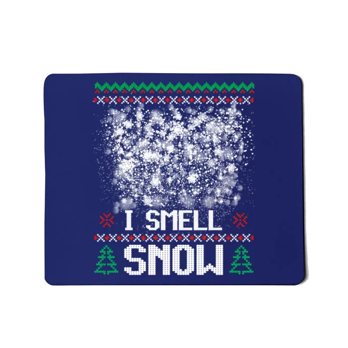 Smell Snow Ugly Christmas Mousepad