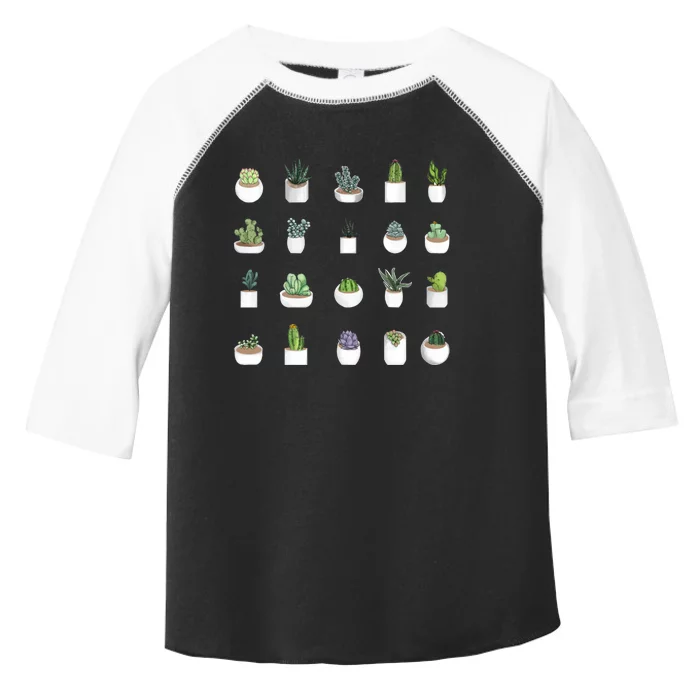 Succulents Toddler Fine Jersey T-Shirt