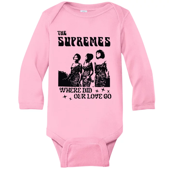 Supremes Baby Long Sleeve Bodysuit