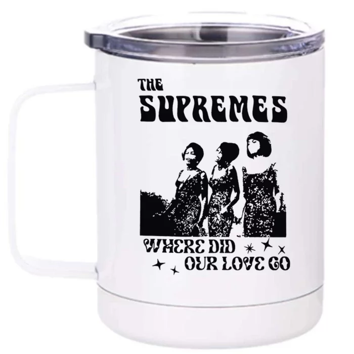 Supremes Front & Back 12oz Stainless Steel Tumbler Cup