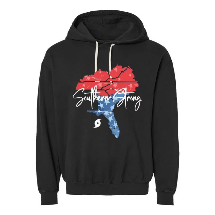 Southern Strong Usa Relief Garment-Dyed Fleece Hoodie