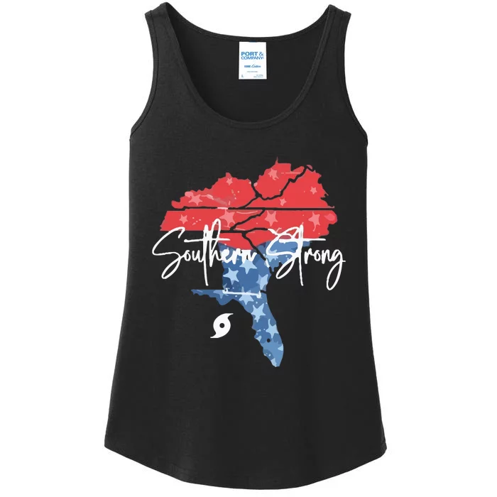 Southern Strong Usa Relief Ladies Essential Tank