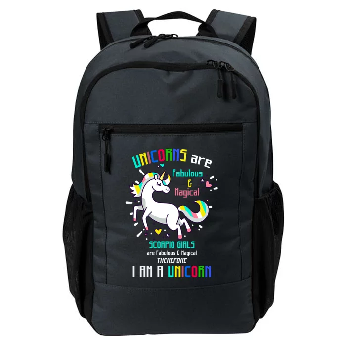 Scorpio Sign Unicorns Scorpio Are Fabulous Birth Gift Daily Commute Backpack