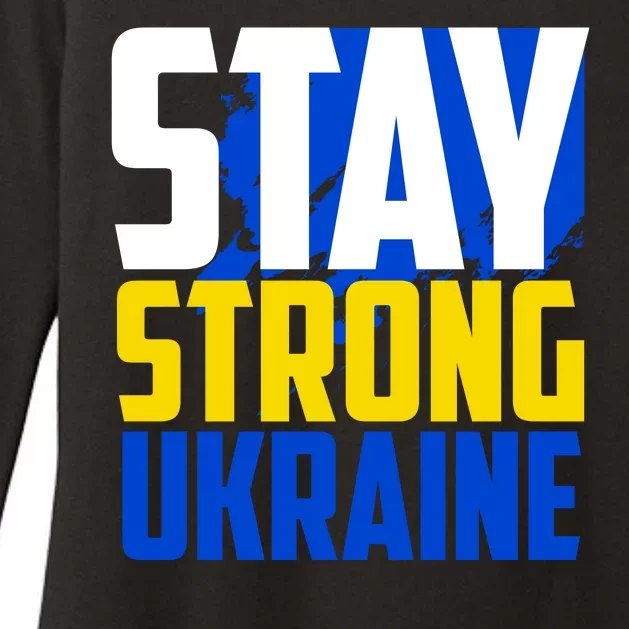 Stay Strong Ukraine Womens CVC Long Sleeve Shirt