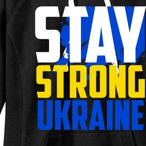 Stay Strong Ukraine Women's Fleece Hoodie