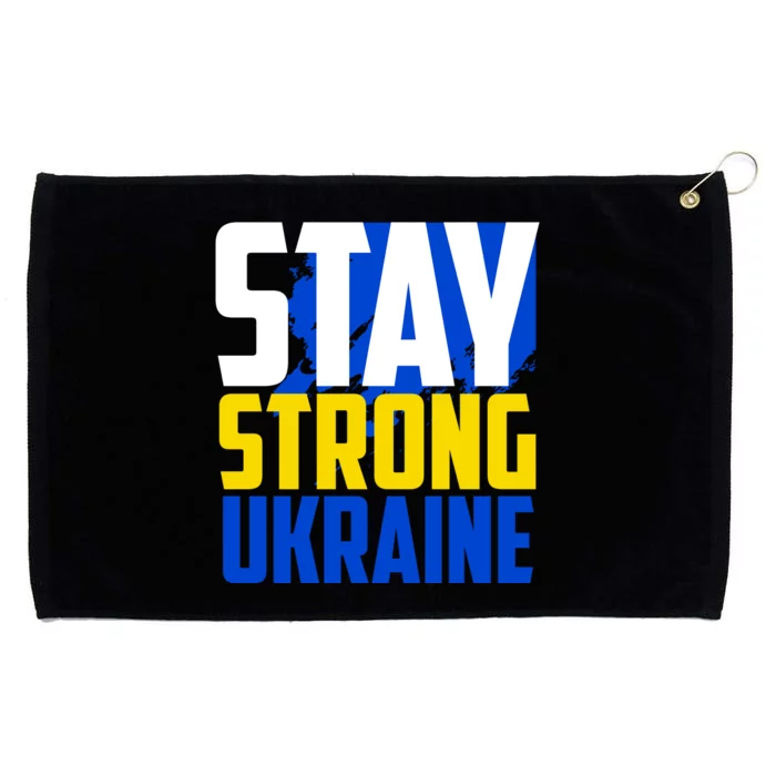 Stay Strong Ukraine Grommeted Golf Towel