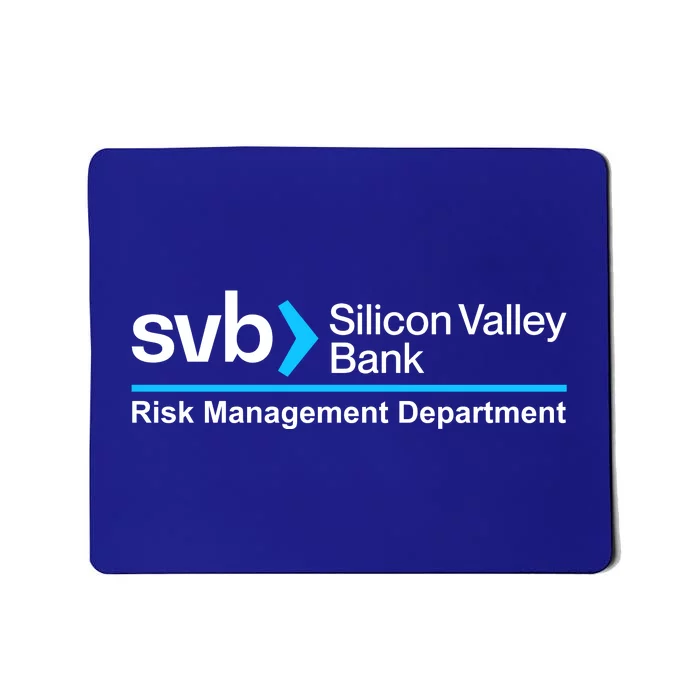 SVB Silicon Valley Bank Risk Management Department Mousepad