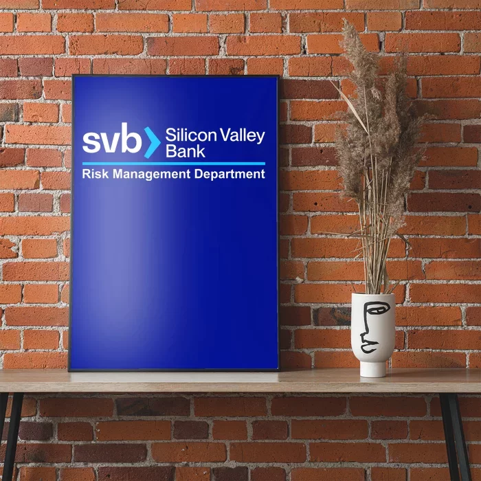 SVB Silicon Valley Bank Risk Management Department Poster