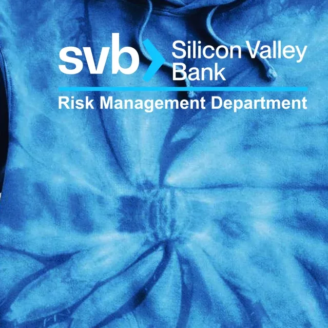 SVB Silicon Valley Bank Risk Management Department Tie Dye Hoodie