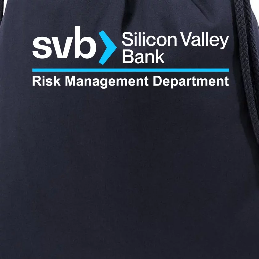 SVB Silicon Valley Bank Risk Management Department Drawstring Bag