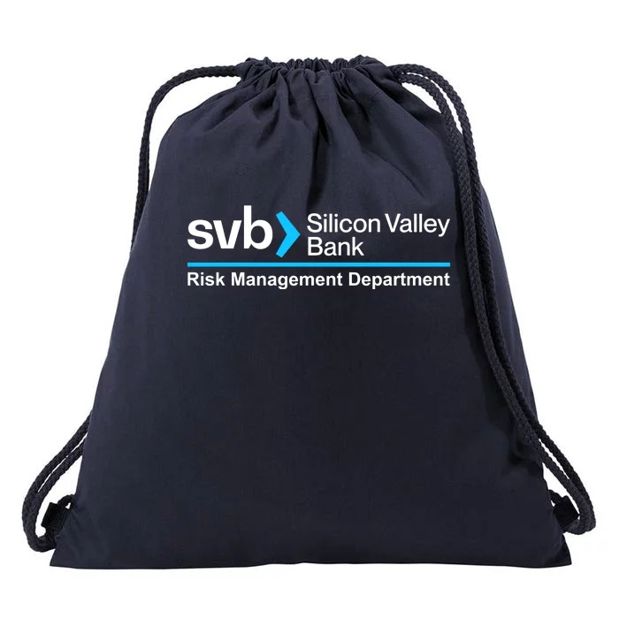 SVB Silicon Valley Bank Risk Management Department Drawstring Bag