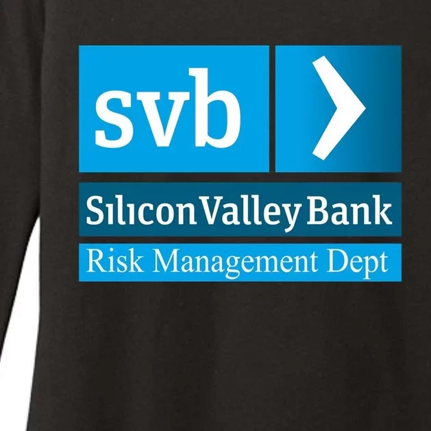 Svb Silicon Valley Bank Womens CVC Long Sleeve Shirt