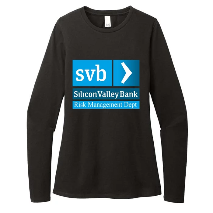 Svb Silicon Valley Bank Womens CVC Long Sleeve Shirt