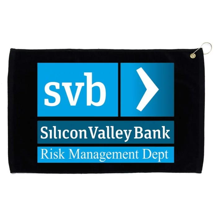 Svb Silicon Valley Bank Grommeted Golf Towel