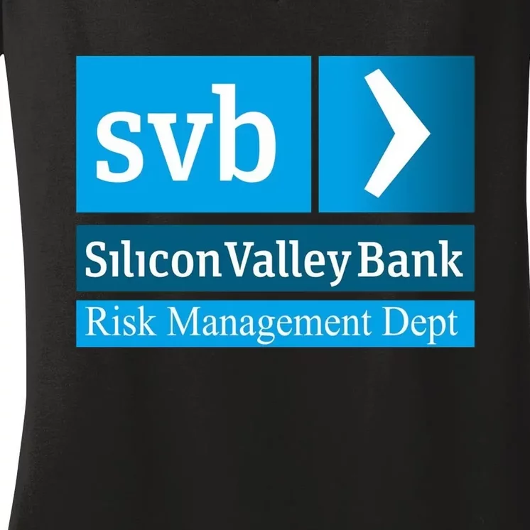 Svb Silicon Valley Bank Women's V-Neck T-Shirt