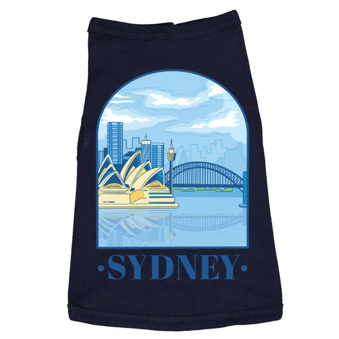 Sydney Skyline View Doggie Tank