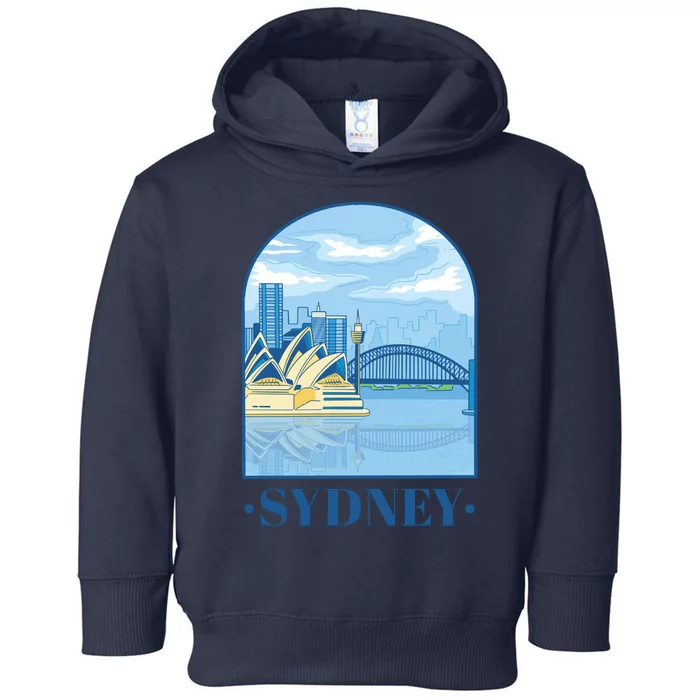 Sydney Skyline View Toddler Hoodie