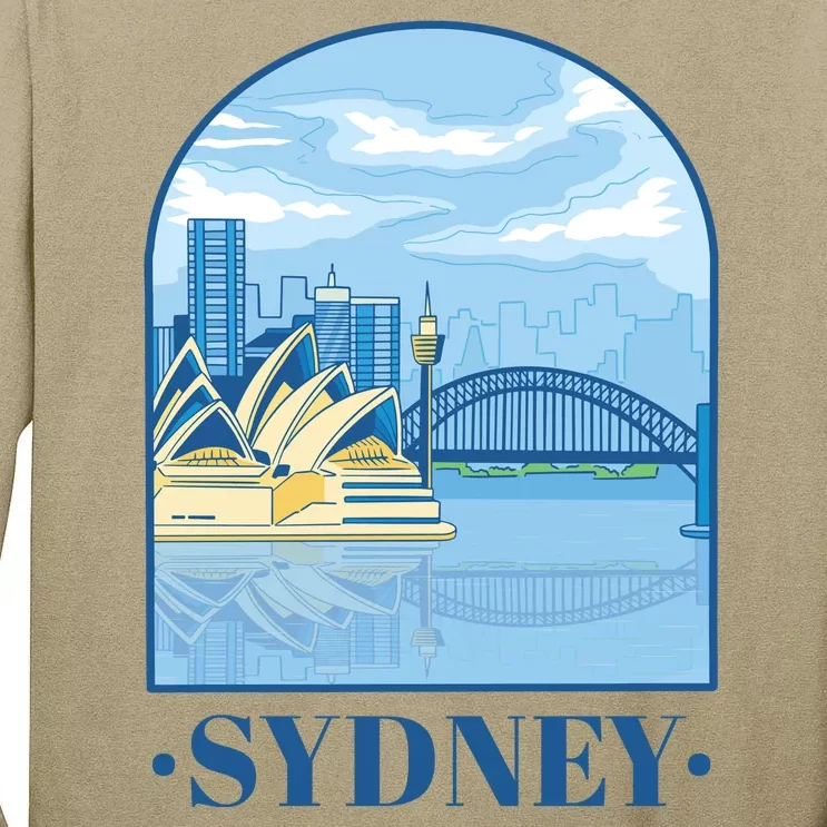 Sydney Skyline View Tall Long Sleeve T-Shirt