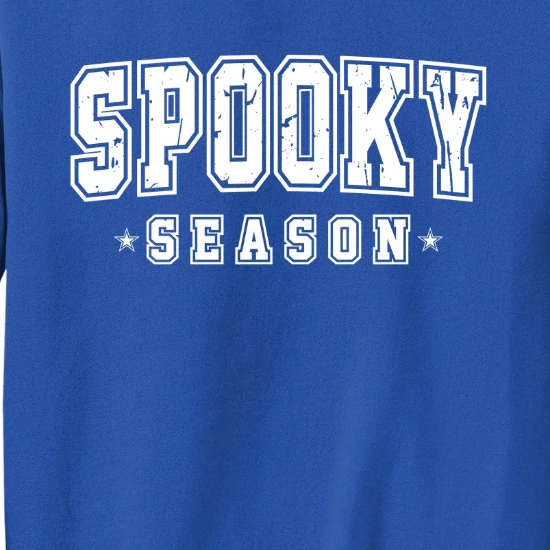 Spooky Season Varsity Halloween Graphic Tall Sweatshirt