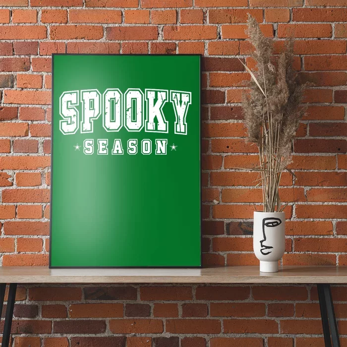 Spooky Season Varsity Halloween Graphic Poster