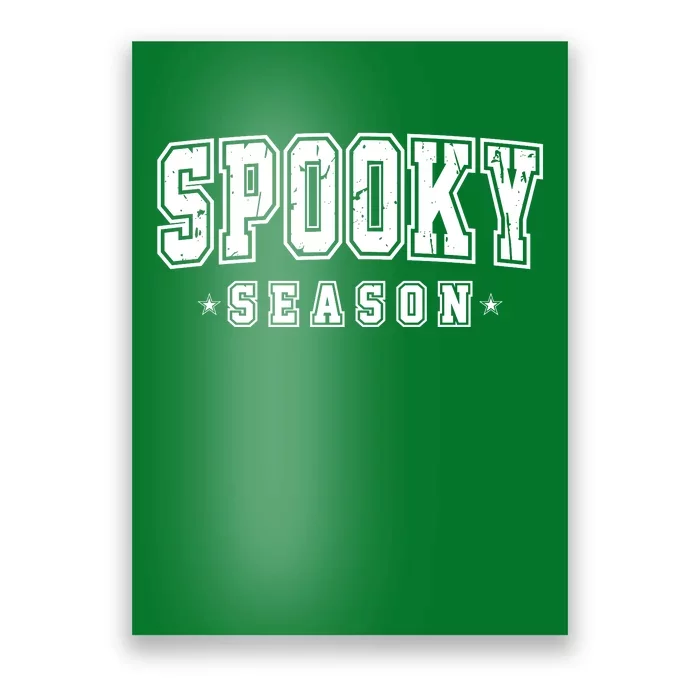 Spooky Season Varsity Halloween Graphic Poster