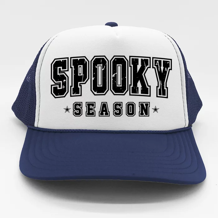 Spooky Season Varsity Halloween Graphic Trucker Hat