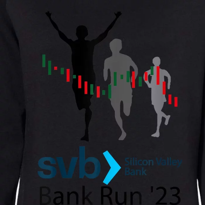 Svb Silicon Valley Bank Run ′23 Womens California Wash Sweatshirt