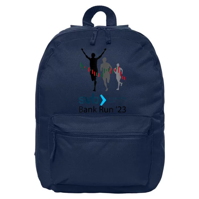 Svb Silicon Valley Bank Run ′23 16 in Basic Backpack