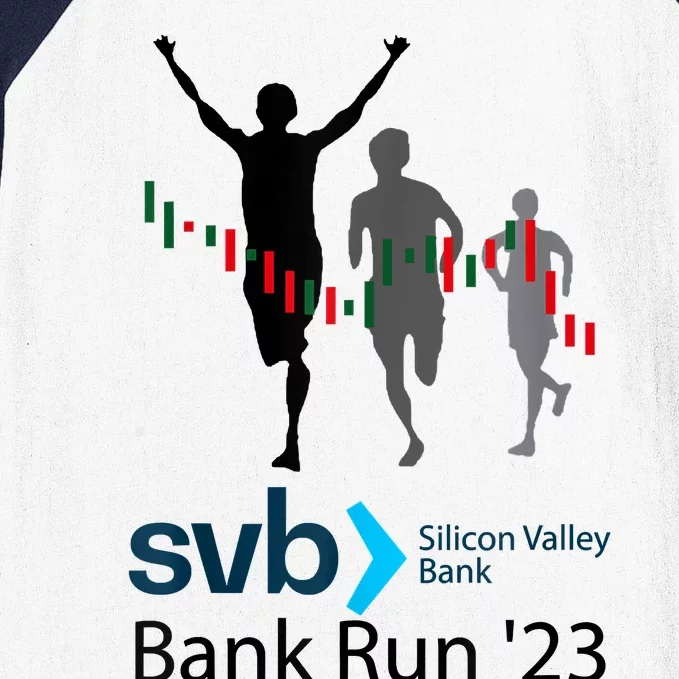 Svb Silicon Valley Bank Run ′23 Baseball Sleeve Shirt